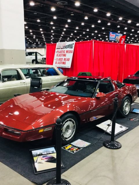 1987 Magnetic Red Chevrolet Corvette Coupe