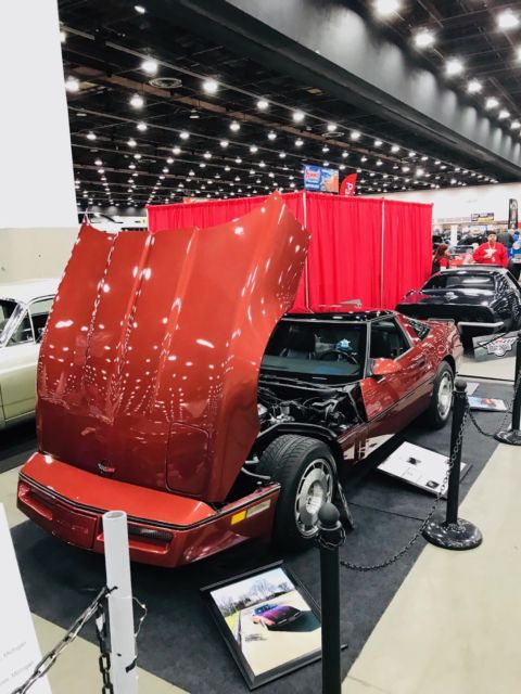 1987 Magnetic Red Chevrolet Corvette Coupe