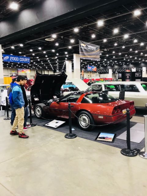 1987 Magnetic Red Chevrolet Corvette Coupe