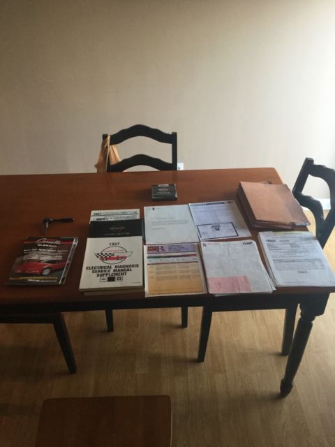 1987 Magnetic Red Chevrolet Corvette Coupe