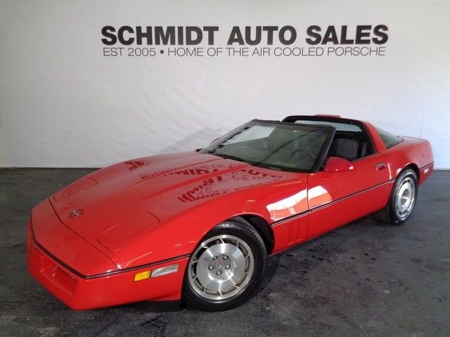 1987 Red Chevrolet Corvette Coupe