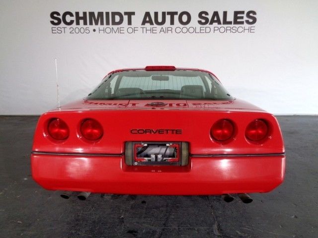1987 Red Chevrolet Corvette Coupe