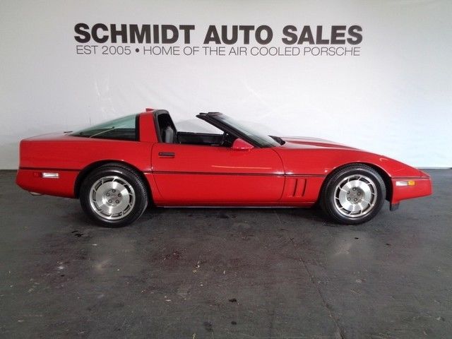 1987 Red Chevrolet Corvette Coupe