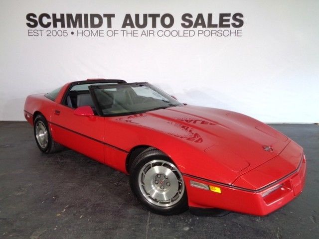 1987 Red Chevrolet Corvette Coupe