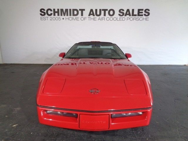 1987 Red Chevrolet Corvette Coupe