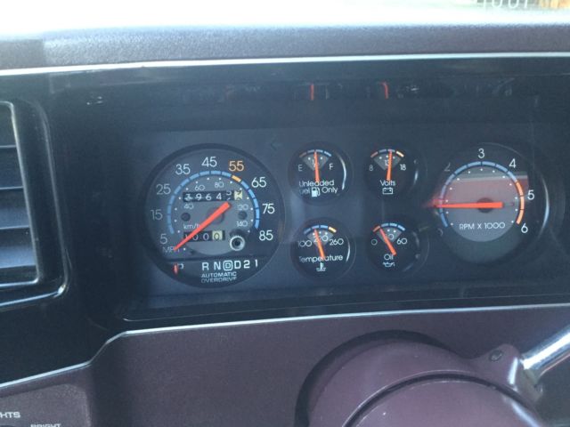 1987 Black Chevrolet El Camino