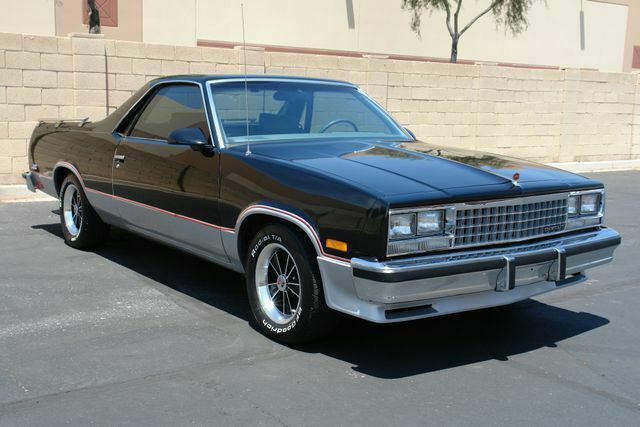 1987 Black Chevrolet El Camino --