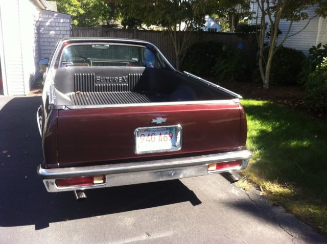 1987 Burgundy Chevrolet Other Pickups Small Pickup/2 door sedan