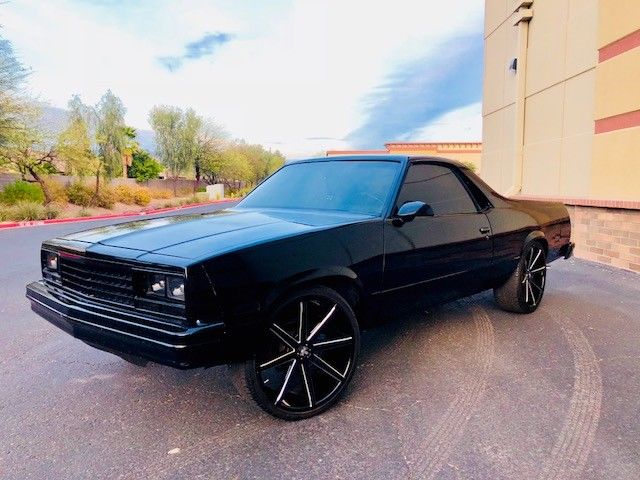 1987 Black Chevrolet El Camino
