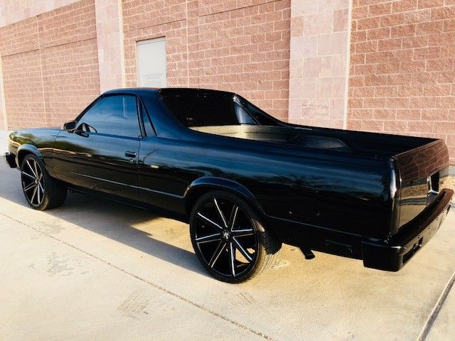 1987 Black Chevrolet El Camino