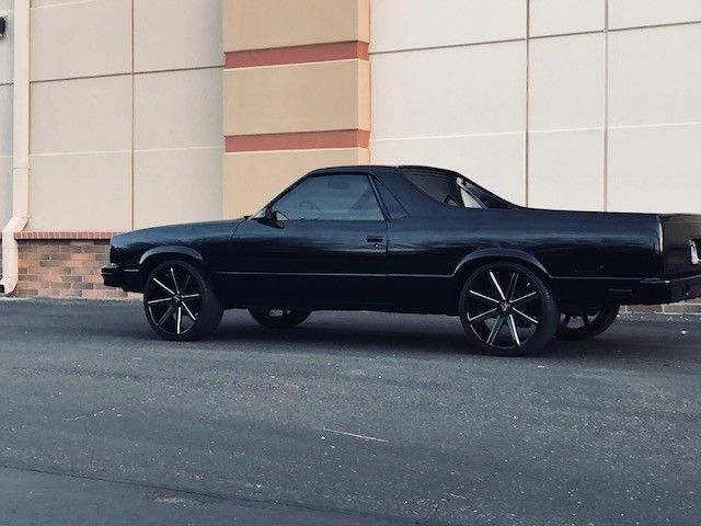 1987 Black Chevrolet El Camino