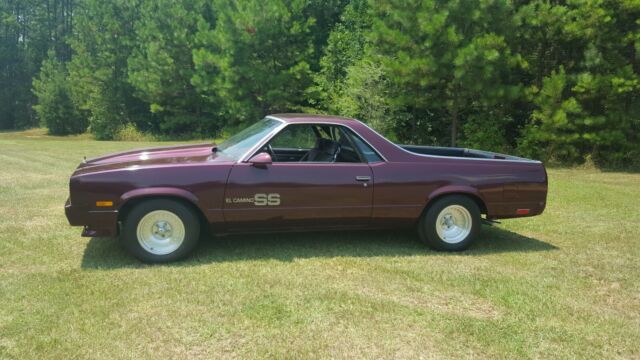 1987 Burgundy Chevrolet El Camino Standard Cab Pickup