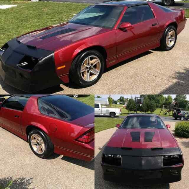 1987 Burgundy Chevrolet Camaro Coupe