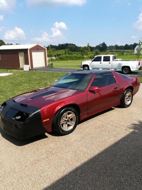 1987 Burgundy Chevrolet Camaro Coupe