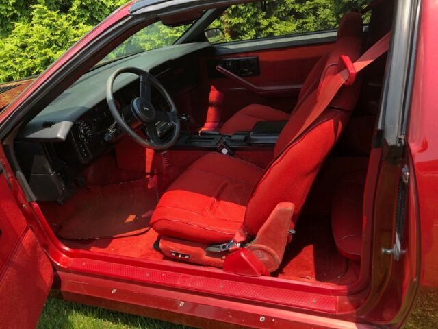 1987 Burgundy Chevrolet Camaro Coupe