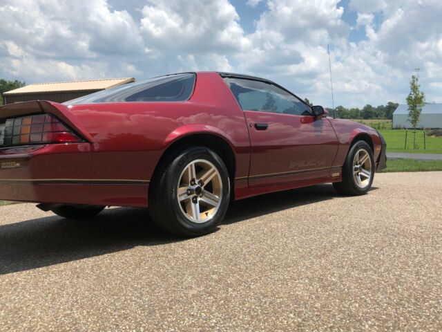 1987 Burgundy Chevrolet Camaro Coupe
