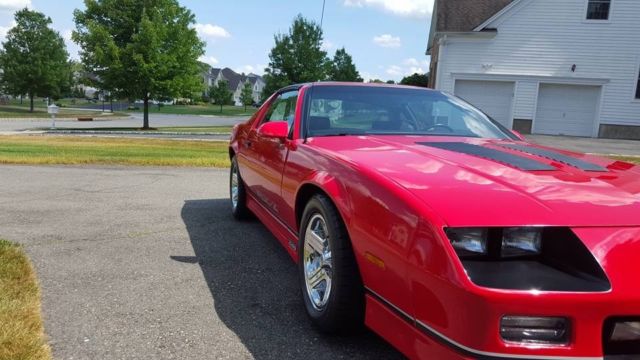 1987 Red Chevrolet Camaro Coupe