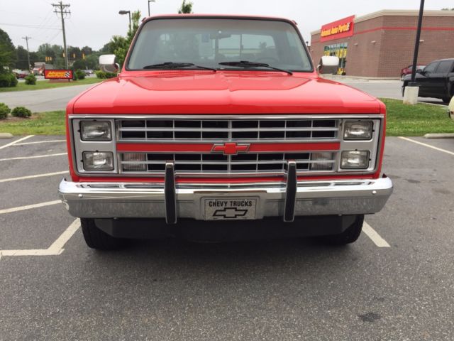 1987 Red Chevrolet C/K Pickup 1500 Standard Cab Pickup