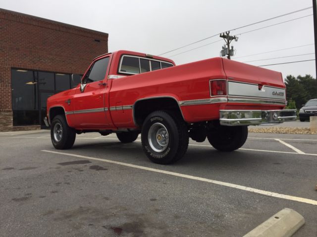 1987 Red Chevrolet C/K Pickup 1500 Standard Cab Pickup