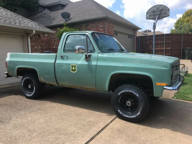 1987 Green Chevrolet Other Pickups Standard Cab Pickup
