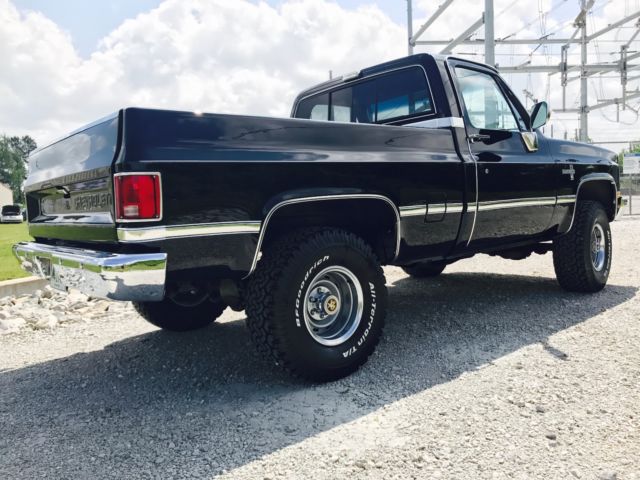 1987 Black Chevrolet C/K Pickup 1500 Standard Cab Pickup