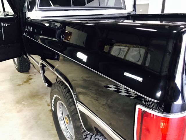 1987 Black Chevrolet C/K Pickup 1500 Standard Cab Pickup