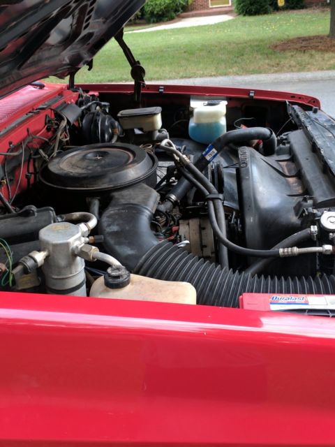 1987 Red Chevrolet C/K Pickup 1500 Cab & Chassis