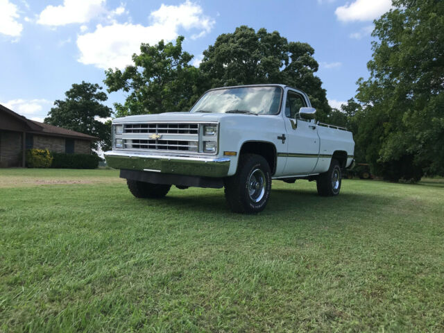 1987 White Chevrolet C/K Pickup 1500 Standard Cab Pickup