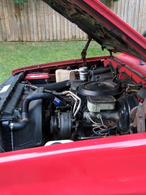 1987 Red Chevrolet C/K Pickup 1500 Cab & Chassis