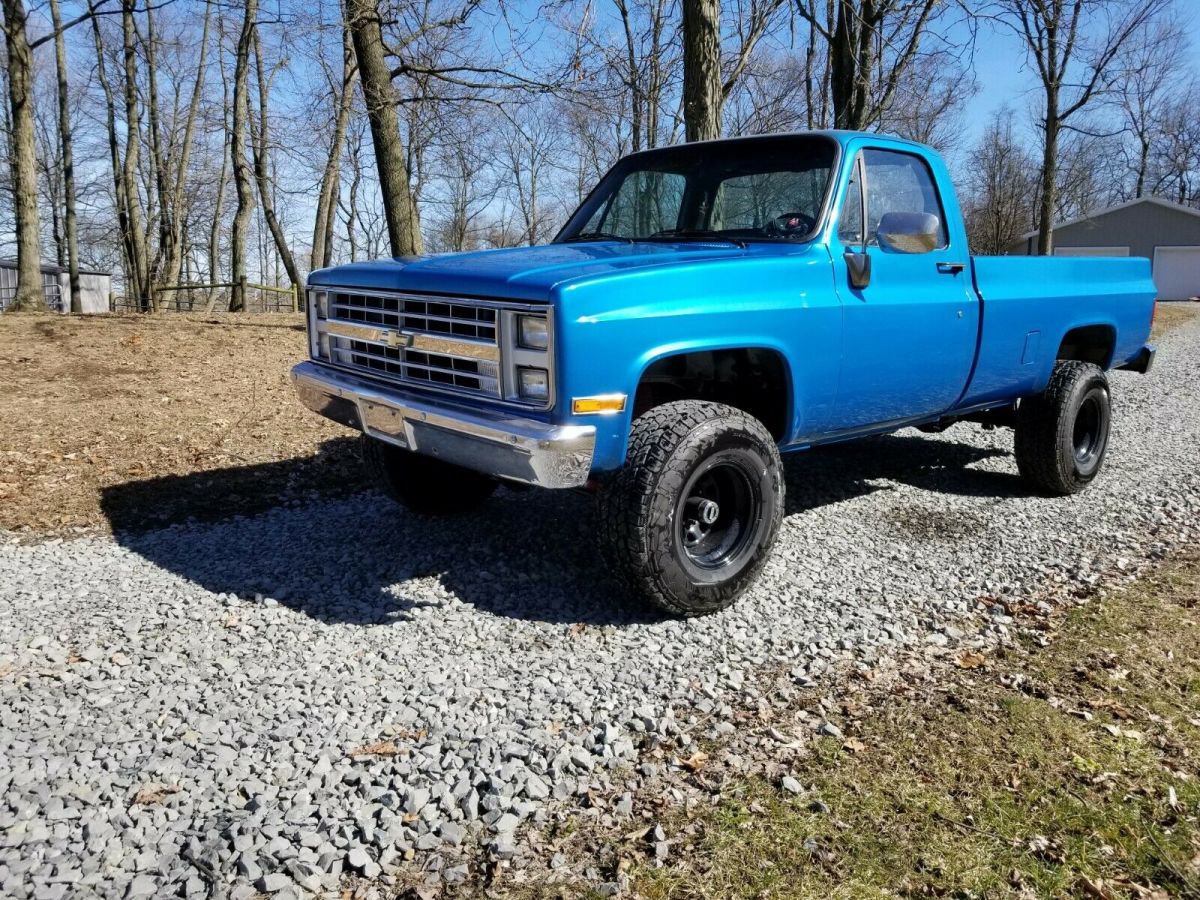 1987 Blue Chevrolet Other Pickups Standard Cab Pickup