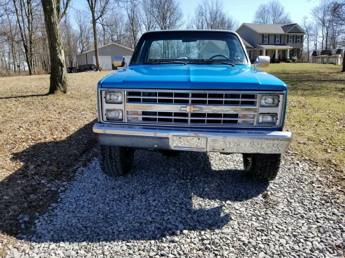 1987 Blue Chevrolet Other Pickups Standard Cab Pickup