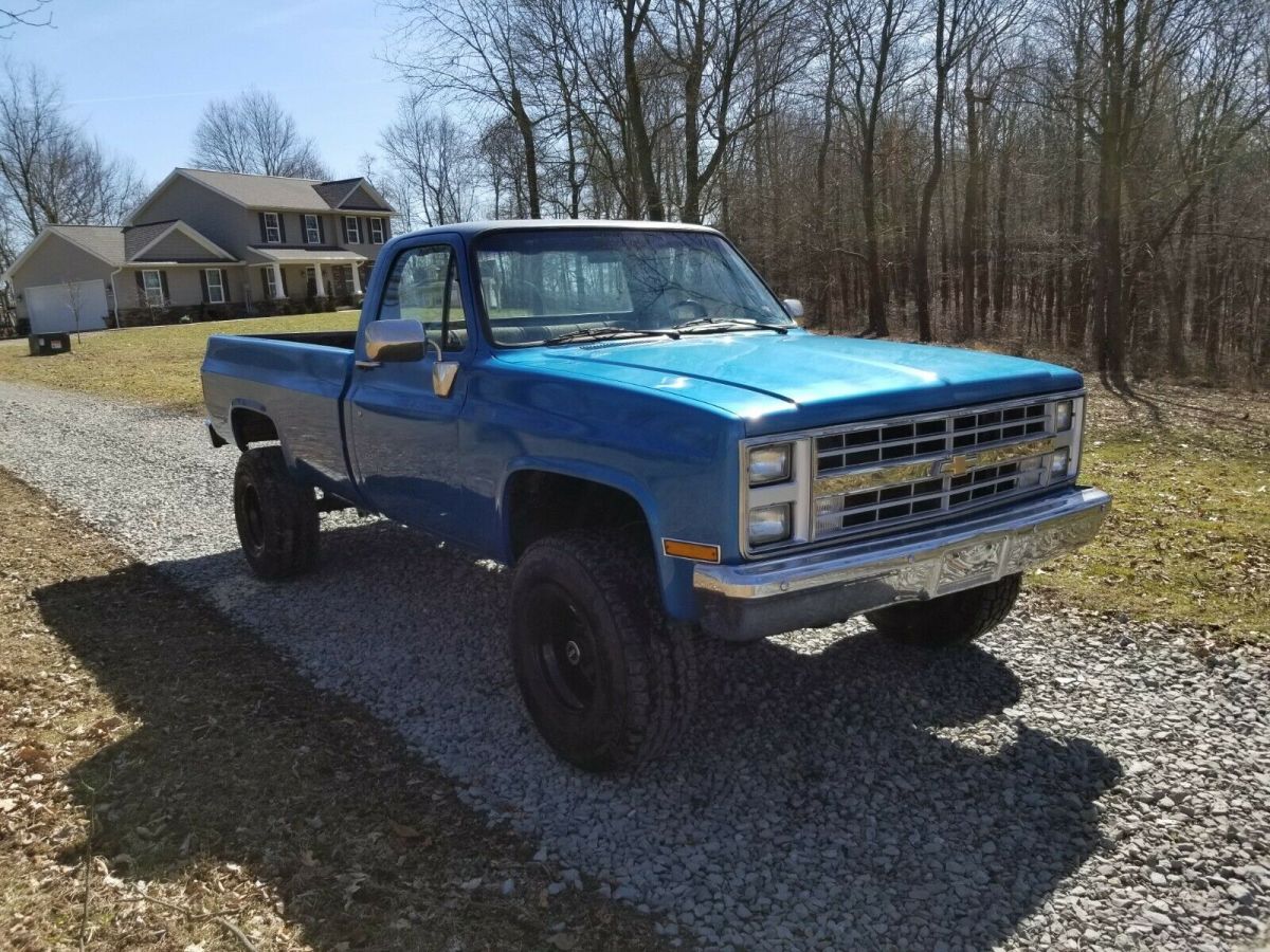 1987 Blue Chevrolet Other Pickups Standard Cab Pickup