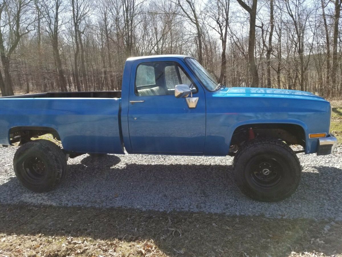 1987 Blue Chevrolet Other Pickups Standard Cab Pickup