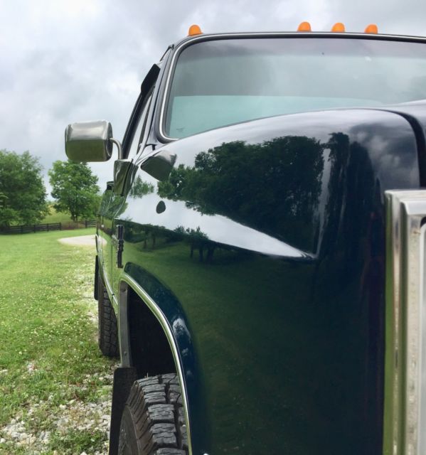 1987 Blue Chevrolet C/K Pickup 3500 Standard Cab Pickup