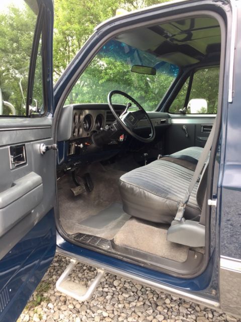 1987 Blue Chevrolet C/K Pickup 3500 Standard Cab Pickup