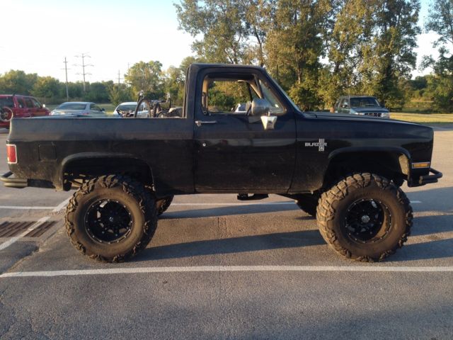 1987 Black Chevrolet Blazer Pickup