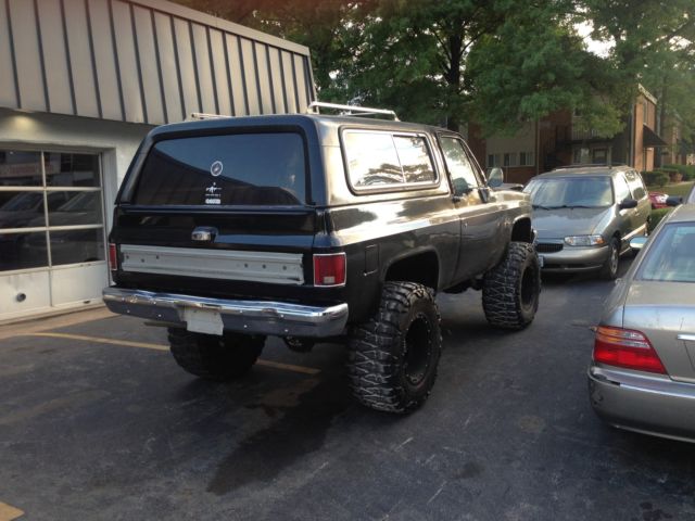 1987 Black Chevrolet Blazer Pickup