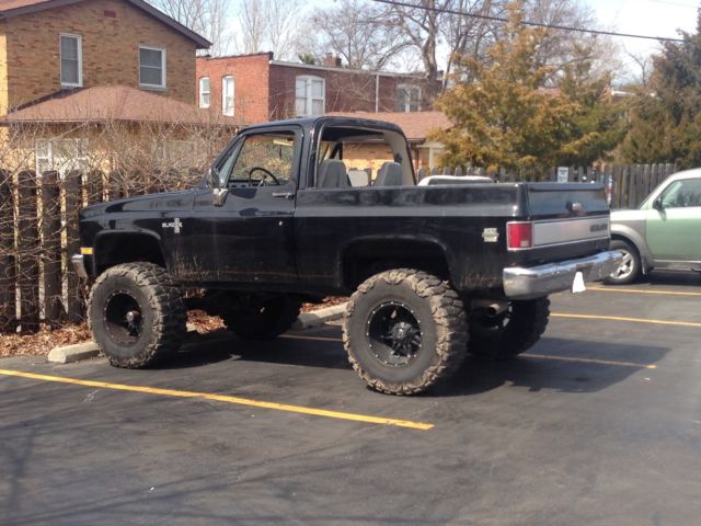 1987 Black Chevrolet Blazer Pickup