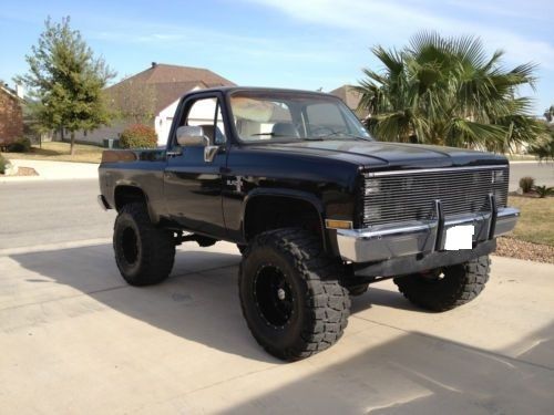 1987 Black Chevrolet Blazer Pickup