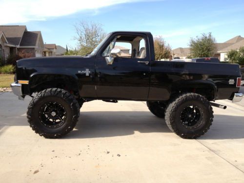 1987 Black Chevrolet Blazer Pickup