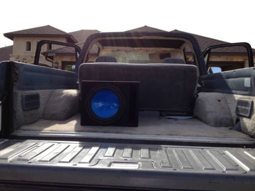 1987 Black Chevrolet Blazer Pickup