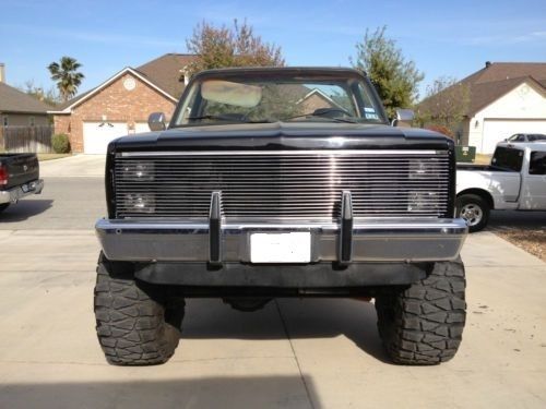 1987 Black Chevrolet Blazer Pickup
