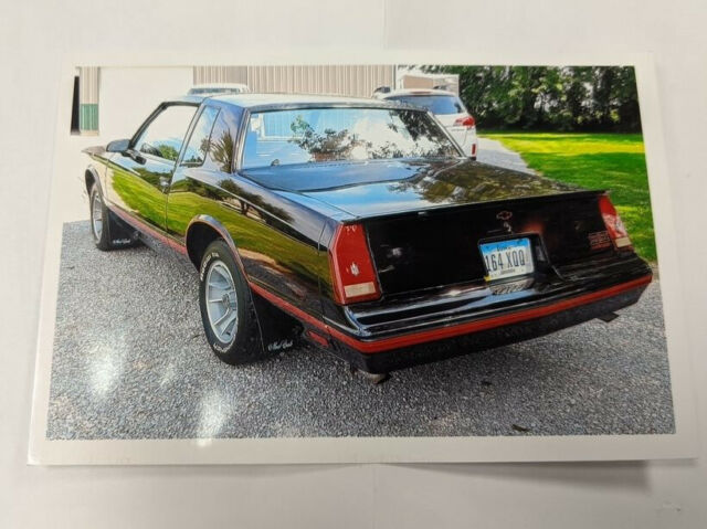 1987 Red Chevrolet Monte Carlo