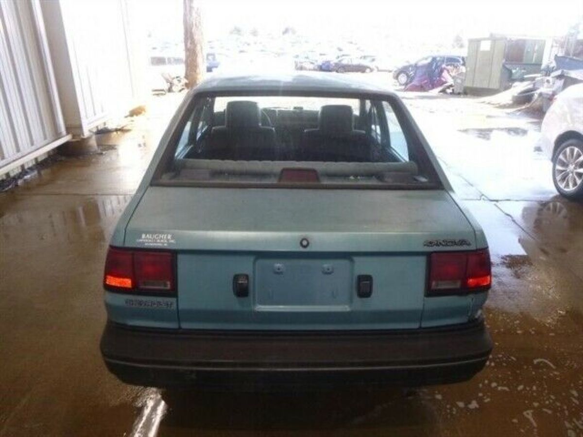 1987 Blue Chevrolet Nova --