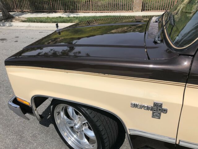 1987 brown/ tan Chevrolet C-10 Standard Cab Pickup