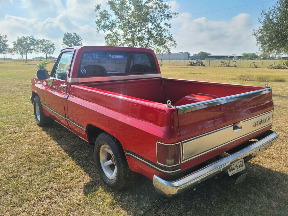 1987 Red Chevrolet R10 Standard Cab Pickup