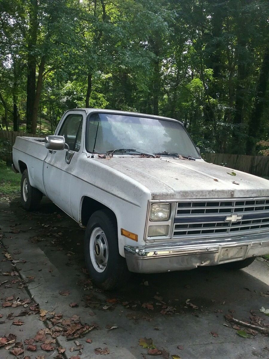 1980 White Chevrolet C10/K10 Pickup