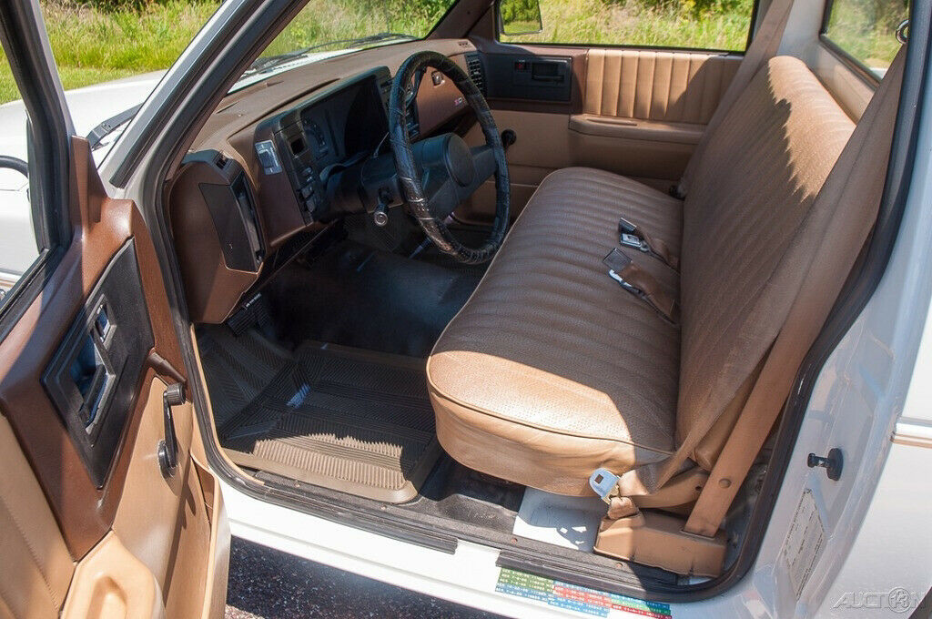 1987 White Chevrolet S-10 Pickup Truck