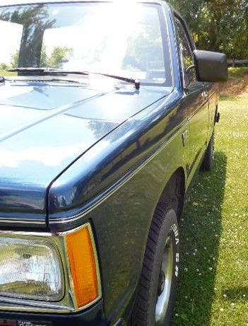 1987 Blue Chevrolet S-10 Standard Cab Pickup