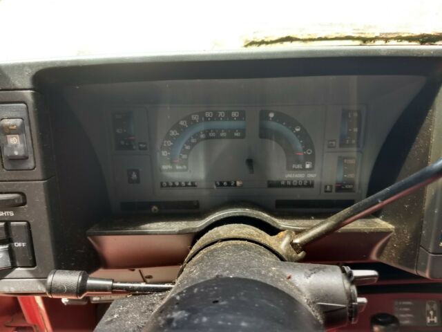 1987 Red Chevrolet S-10 Standard Cab Pickup